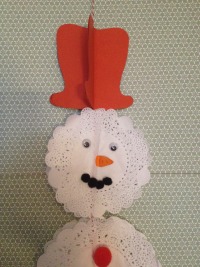 een sneeuwpop knutselen, Suus kinderfeestjes
