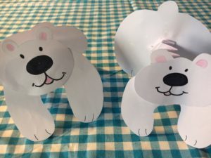 een ijsbeer knutselen van papier